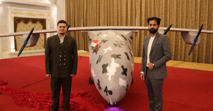 Indigenous bomber unmanned aircraft developed by Bengaluru firm unveiled