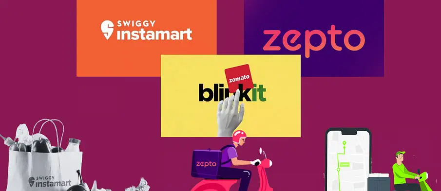 Blinkit and Instamart Gain Market Share Amid Zepto’s Slowdown, Focus Shifts to Profitability