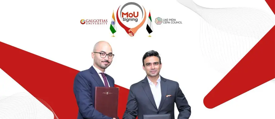 Galgotias University Signs MoU with UAE–India CEPA Council to boost startup ecosystem