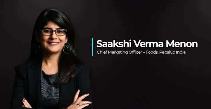 Saakshi Verma Menon Appointed as Chief Marketing Officer – Foods at PepsiCo India