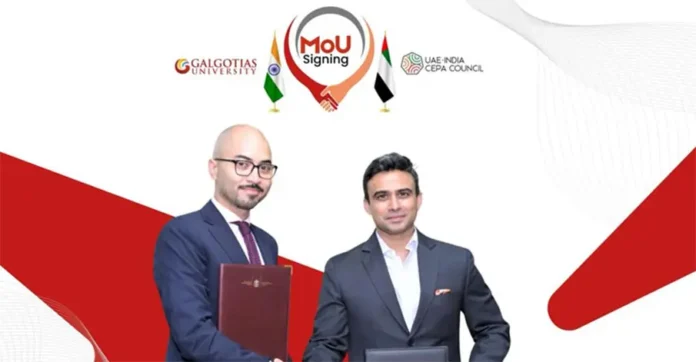 Galgotias University Signs MoU with UAE–India CEPA Council to boost startup ecosystem