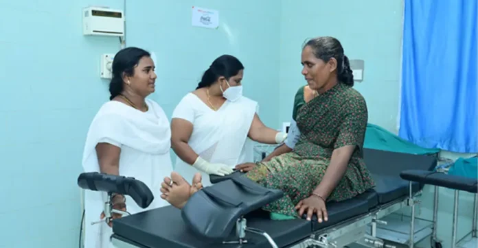 HCCB’s Project SHINE upgrades the Primary Health Centre in Palasamudram, Andhra Pradesh, with advanced medical equipment to enhance healthcare access for the local community.