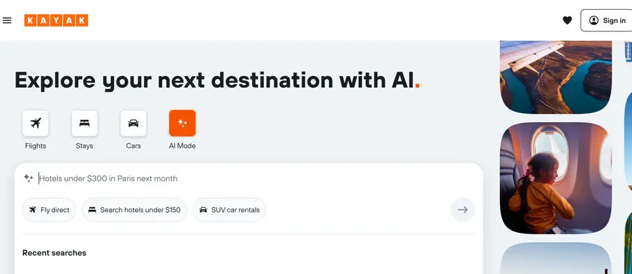 Kayak Launches “AI Mode” to Revolutionize Travel Planning with ChatGPT Integration
