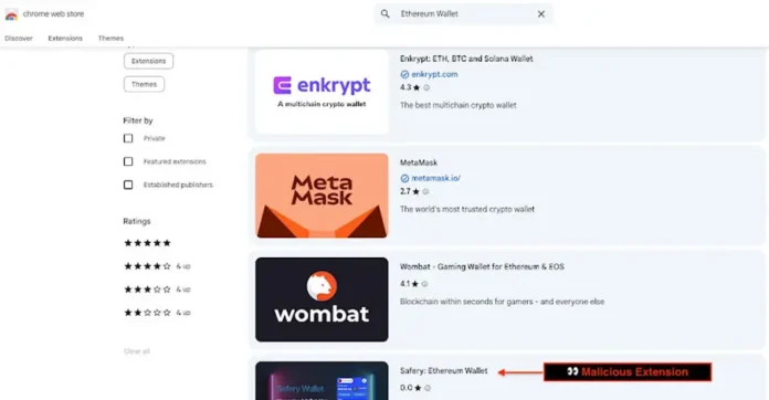 Malicious Chrome Extension Masquerading as Ethereum Wallet Found Stealing Seed Phrases via Sui Microtransactions