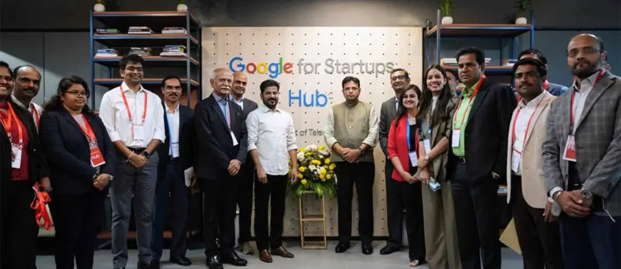 Google and Telangana Launch AI-Focused Startup Hub at T-Hub Hyderabad