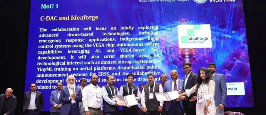 ideaForge and C-DAC Partner to Integrate Drone Network with India’s Emergency Response Systems